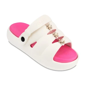 دمپایی ملیسا پارسی رنگبندی صورتی