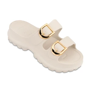 دمپایی طلا پارسی رنگبندی کرم