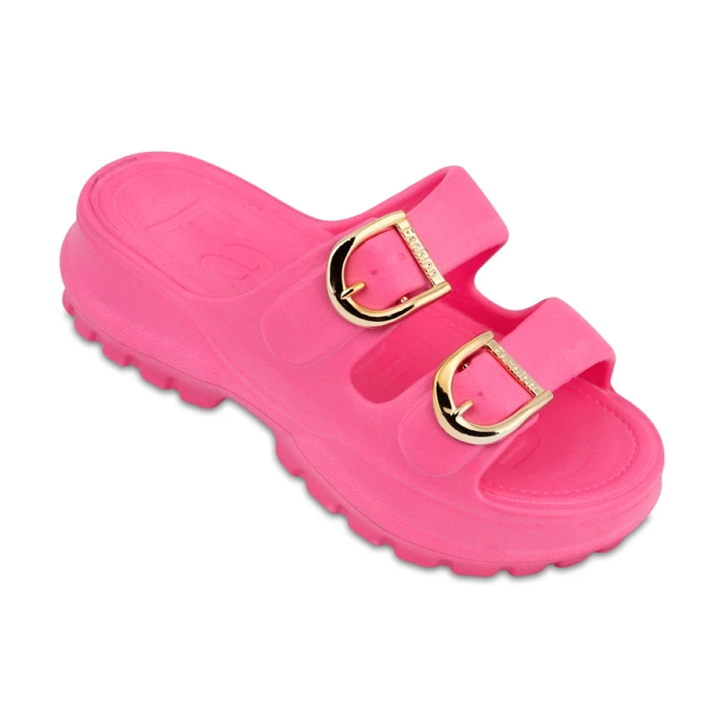 دمپایی طلا پارسی رنگبندی صورتی