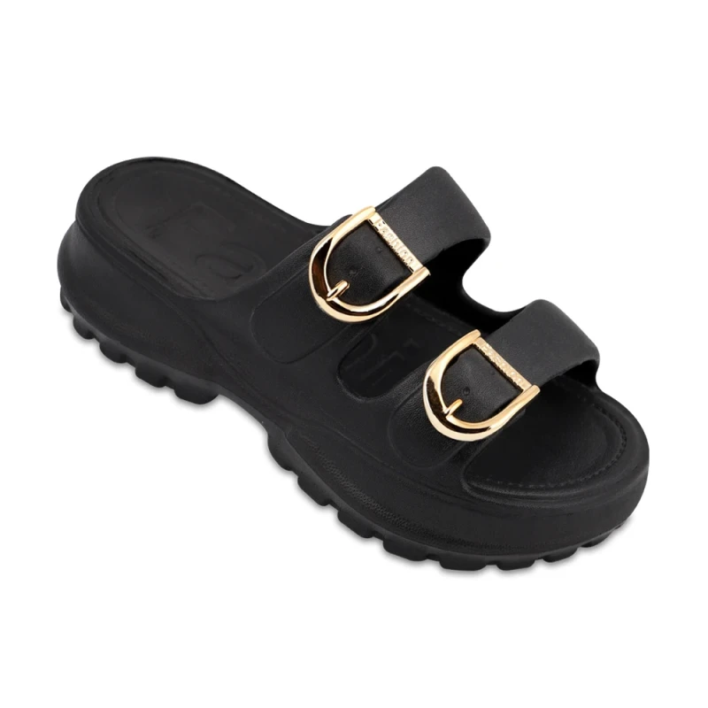 دمپایی طلا پارسی رنگبندی مشکی