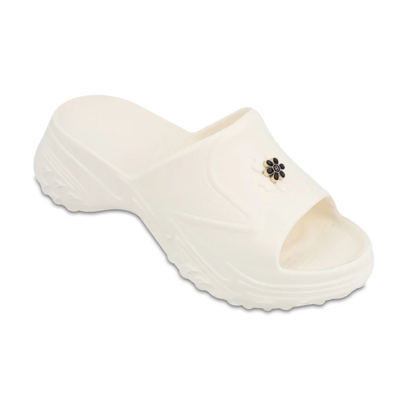 دمپایی نگین پارسی رنگبندی سفید