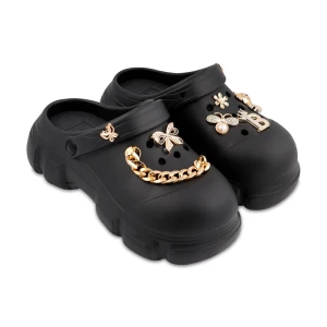 دمپایی کراکس لوییس پارسی رنگبندی مشکی