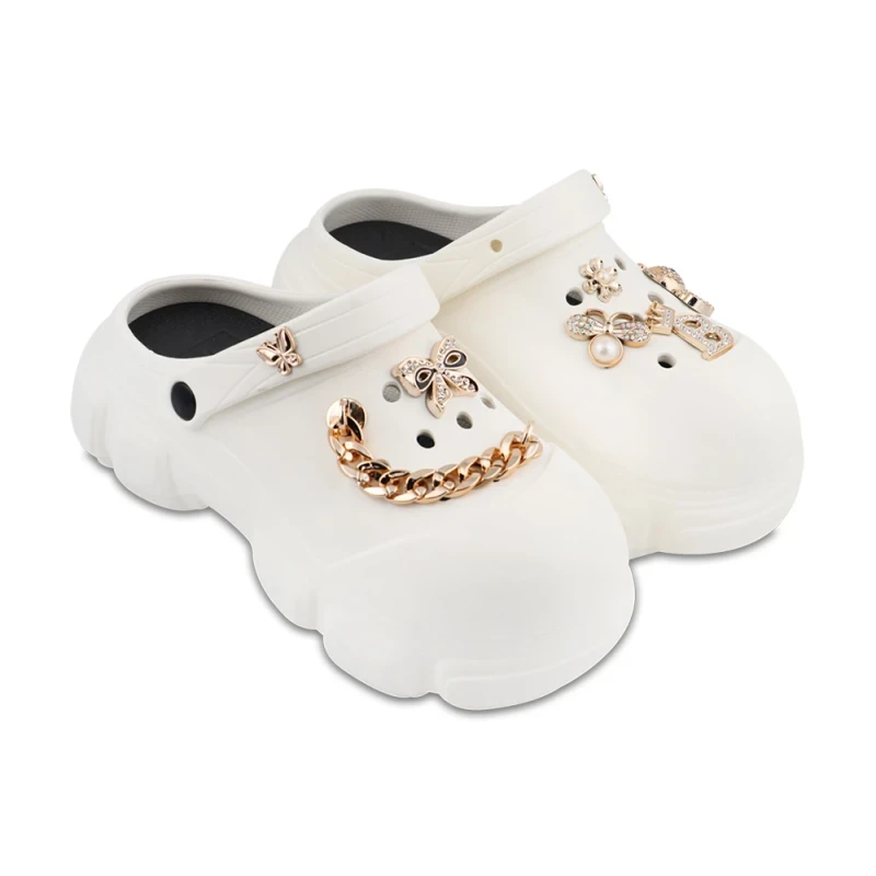 دمپایی کراکس لوییس پارسی رنگبندی سفید