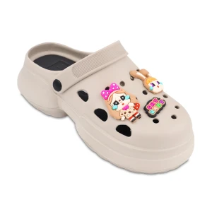 دمپایی کراکس لاوین پارسی رنگبندی کرم