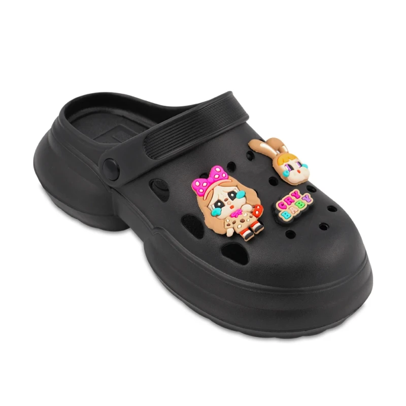 دمپایی کراکس لاوین پارسی رنگبندی مشکی