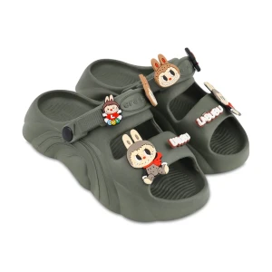 دمپایی تام پارسی رنگبندی سبز