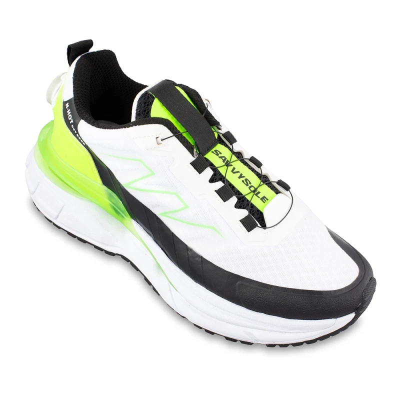 اسپرت شارک کویر رنگبندی سفید و سبز