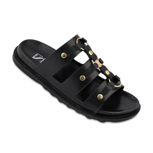 صندل رومی ننه خانم رنگبندی مشکی