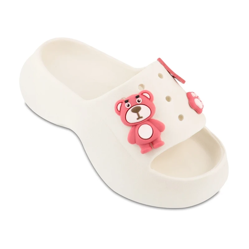 Slipper Bambo Melody Nasrin Plast colors White