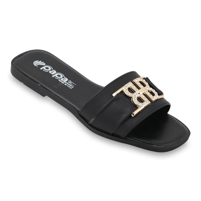 صندل باران پاپا PU رنگبندی مشکی