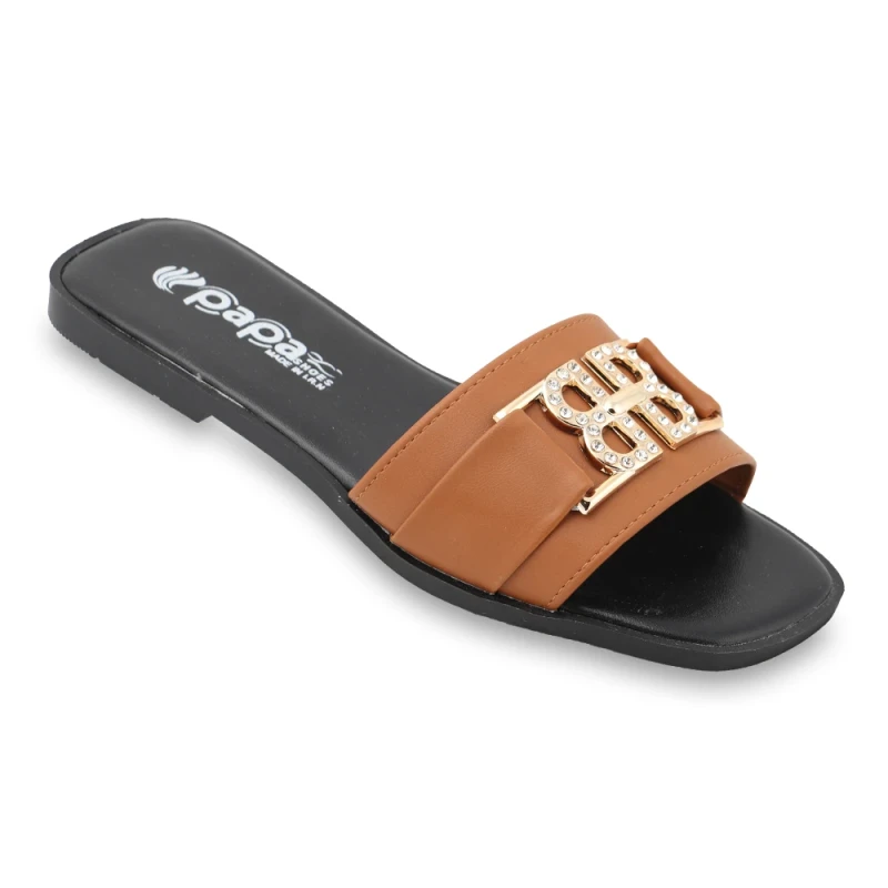 صندل باران پاپا PU رنگبندی عسلی