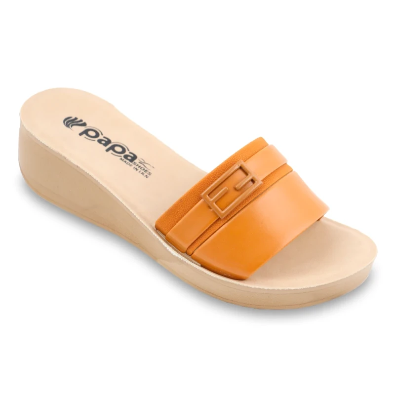 صندل فندی پاپا PU رنگبندی عسلی