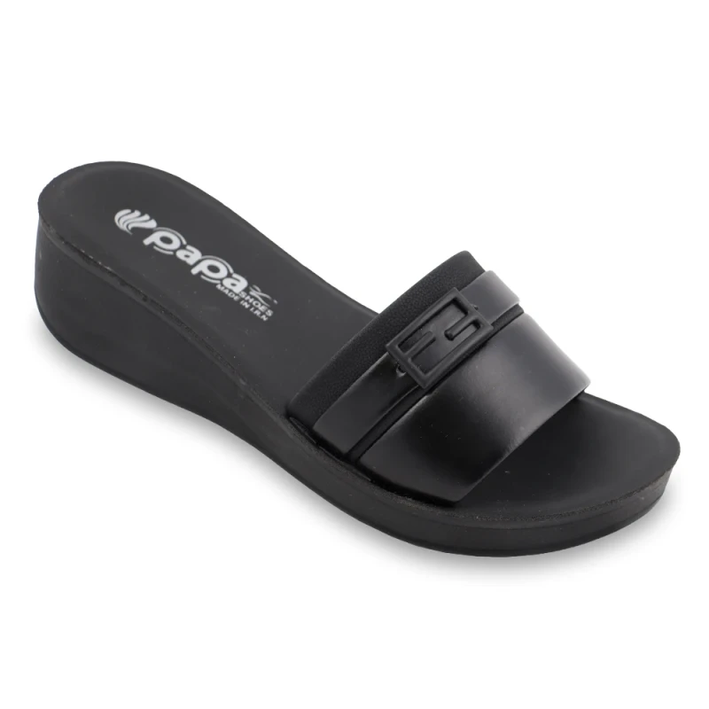 صندل فندی پاپا PU رنگبندی مشکی