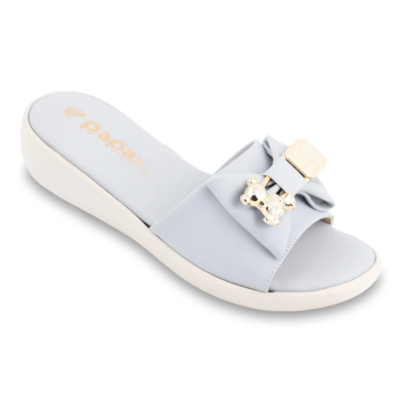 صندل نهال 2 پاپا PU رنگبندی طوسی