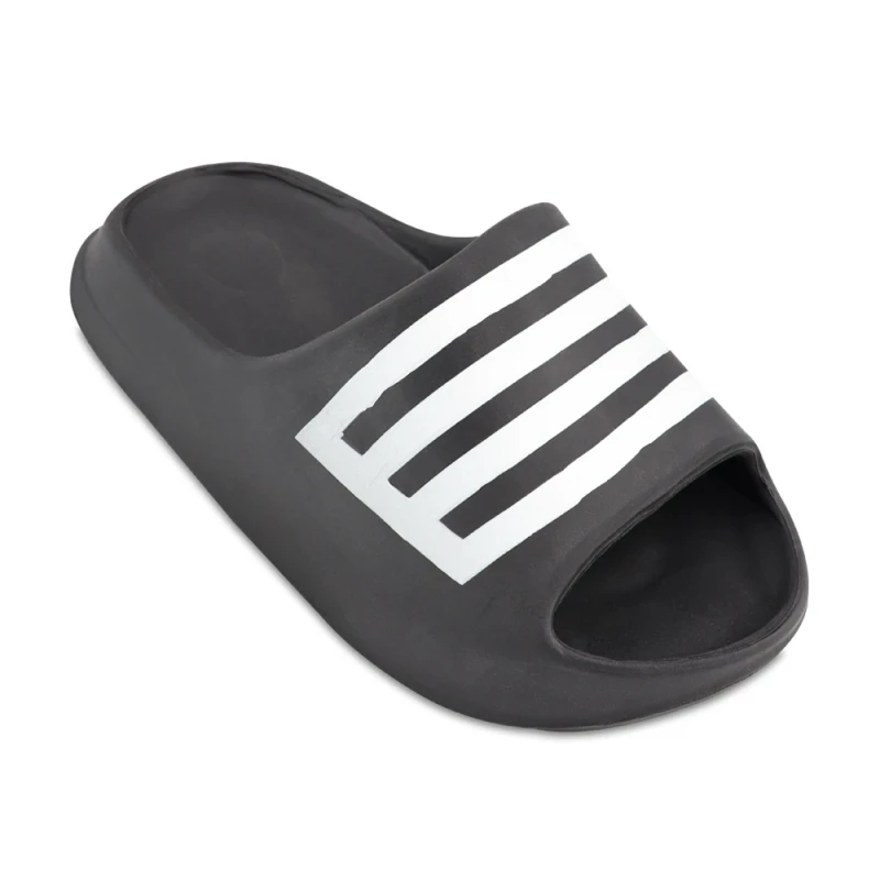 دمپایی آدیداس خطی نسرین پلاست رنگبندی مشکی