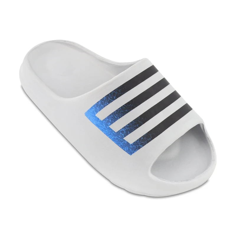 دمپایی آدیداس خطی نسرین پلاست رنگبندی طوسی