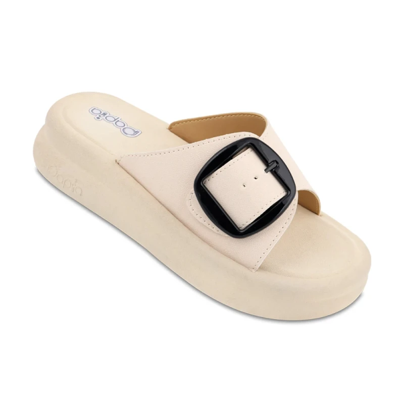 دمپایی یکتا پاپیا رنگبندی کرم