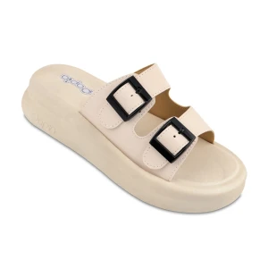 دمپایی درنا پاپیا رنگبندی کرم