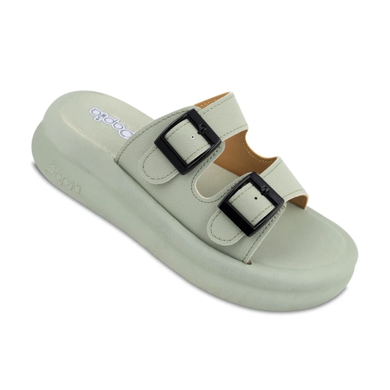 دمپایی درنا پاپیا رنگبندی سبز