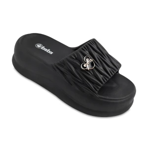 دمپایی سوفیا پاپا PVC رنگبندی مشکی