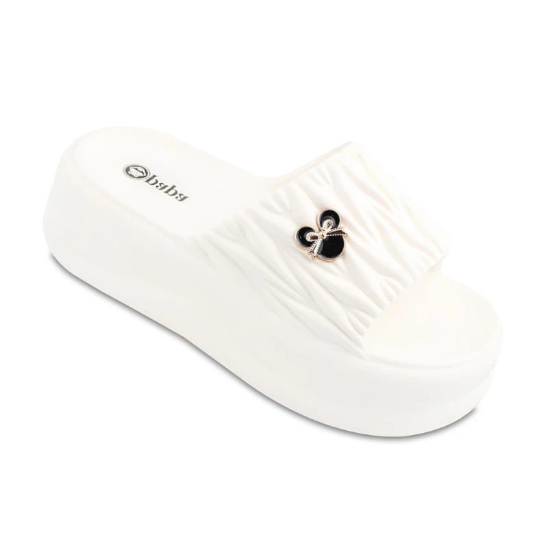 دمپایی سوفیا پاپا PVC رنگبندی سفید