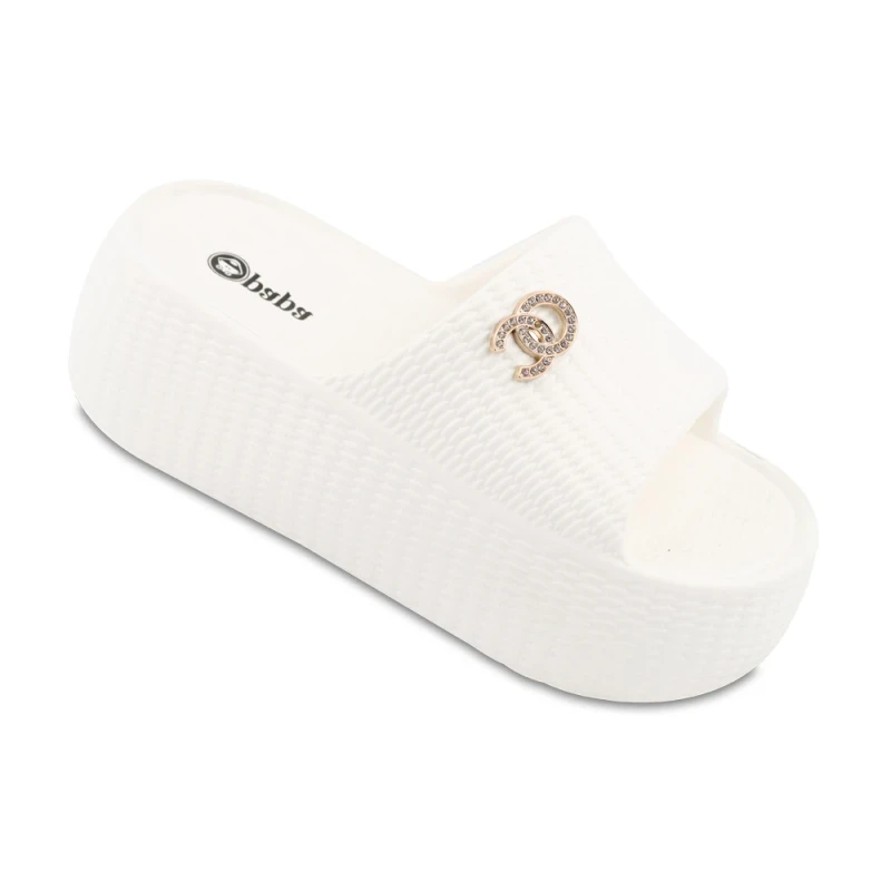 دمپایی آنجلا پاپا PVC رنگبندی سفید