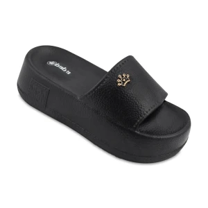 دمپایی تاج پاپا PVC رنگبندی مشکی