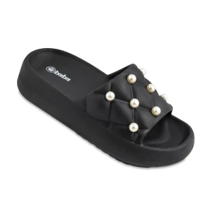 دمپایی مروارید پاپا PVC رنگبندی مشکی