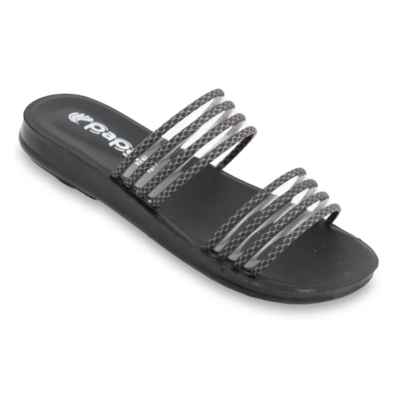 صندل کریستال پاپا PU رنگبندی مشکی