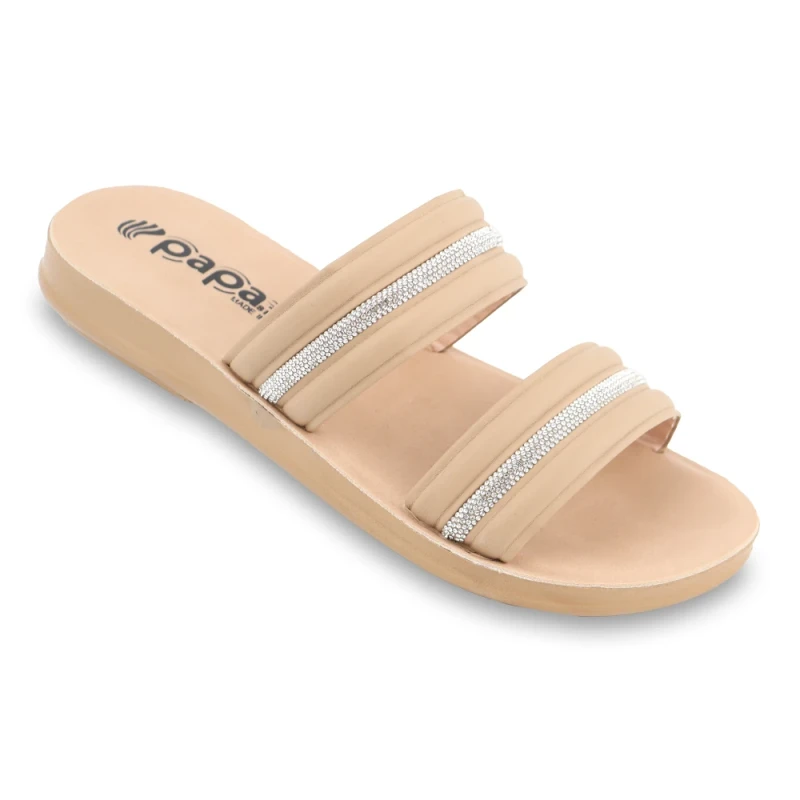 صندل نقره پاپا PU رنگبندی کرم