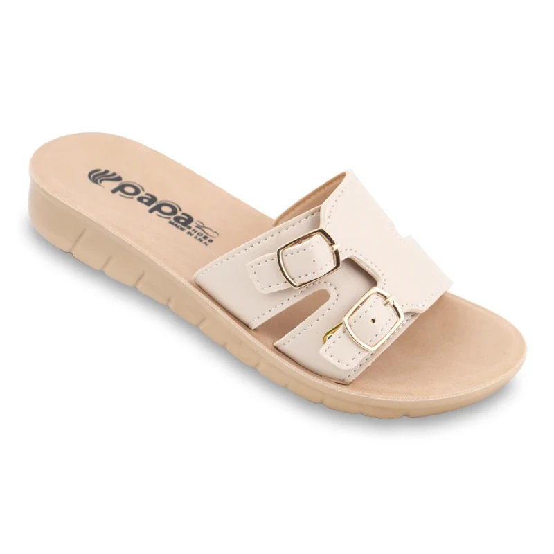 صندل غزال 3 پاپا PU رنگبندی کرم