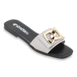 صندل کارن پاپا PU رنگبندی طوسی