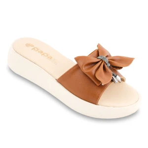 صندل ماهور 2 پاپا PU رنگبندی عسلی