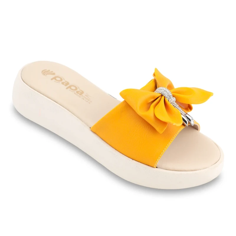 صندل ماهور 2 پاپا PU رنگبندی خردلی