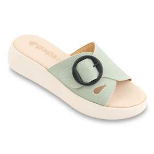 صندل ماهور 4 پاپا PU رنگبندی سبز پسته ای