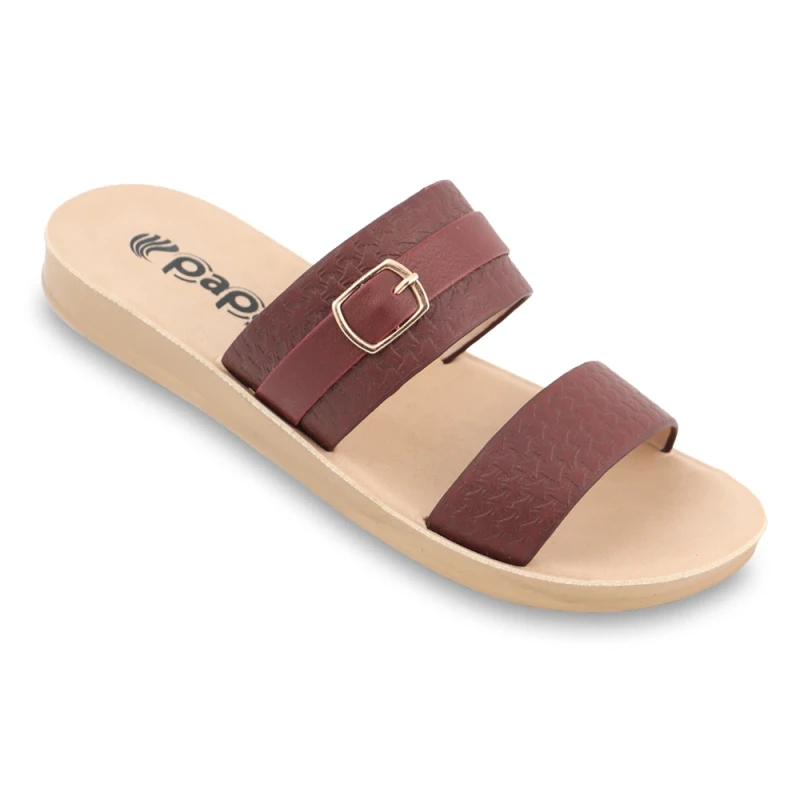 صندل مینا پاپا PU رنگبندی زرشکی