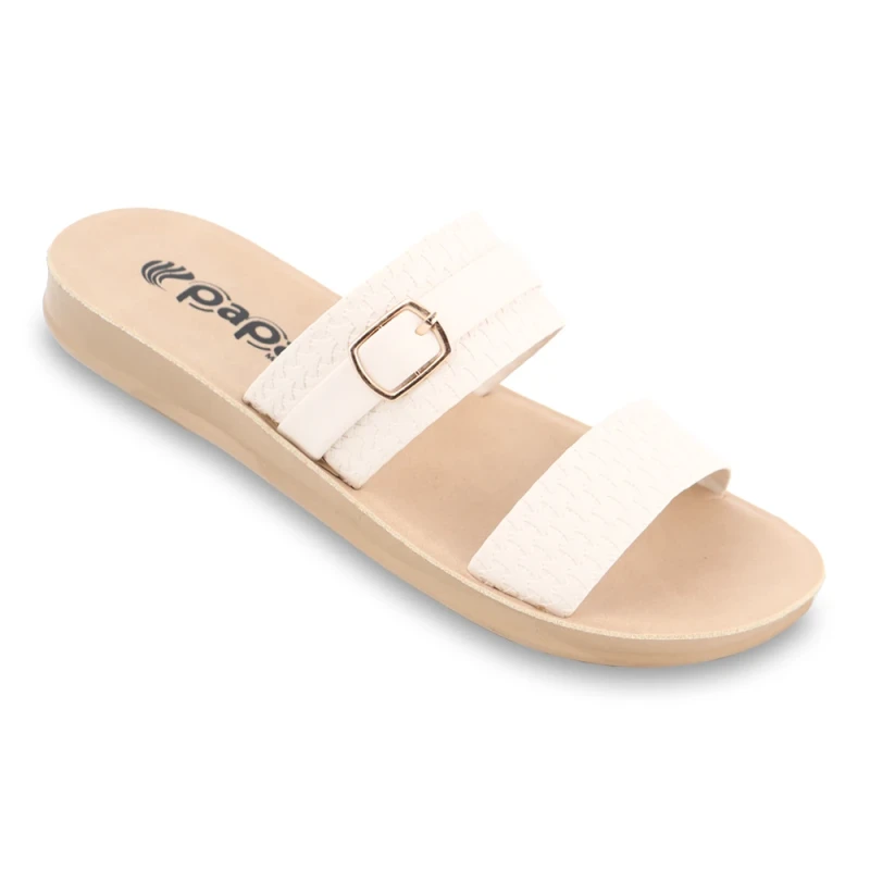 صندل مینا پاپا PU رنگبندی سفید