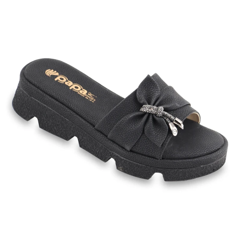 صندل روشا 2 پاپا PU رنگبندی مشکی