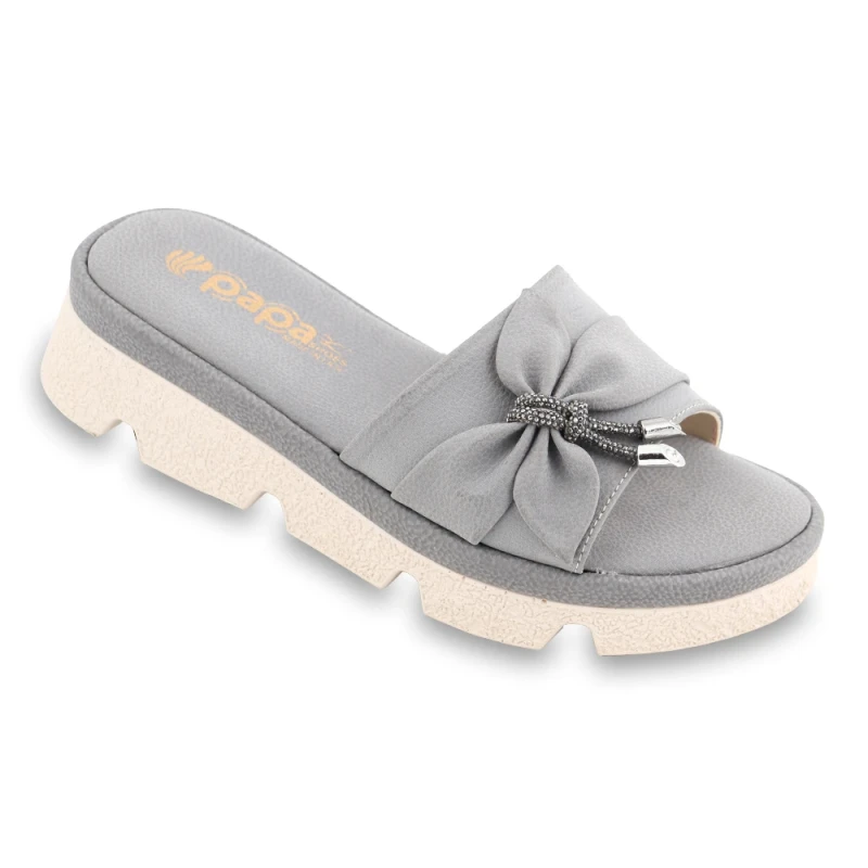 صندل روشا 2 پاپا PU رنگبندی طوسی