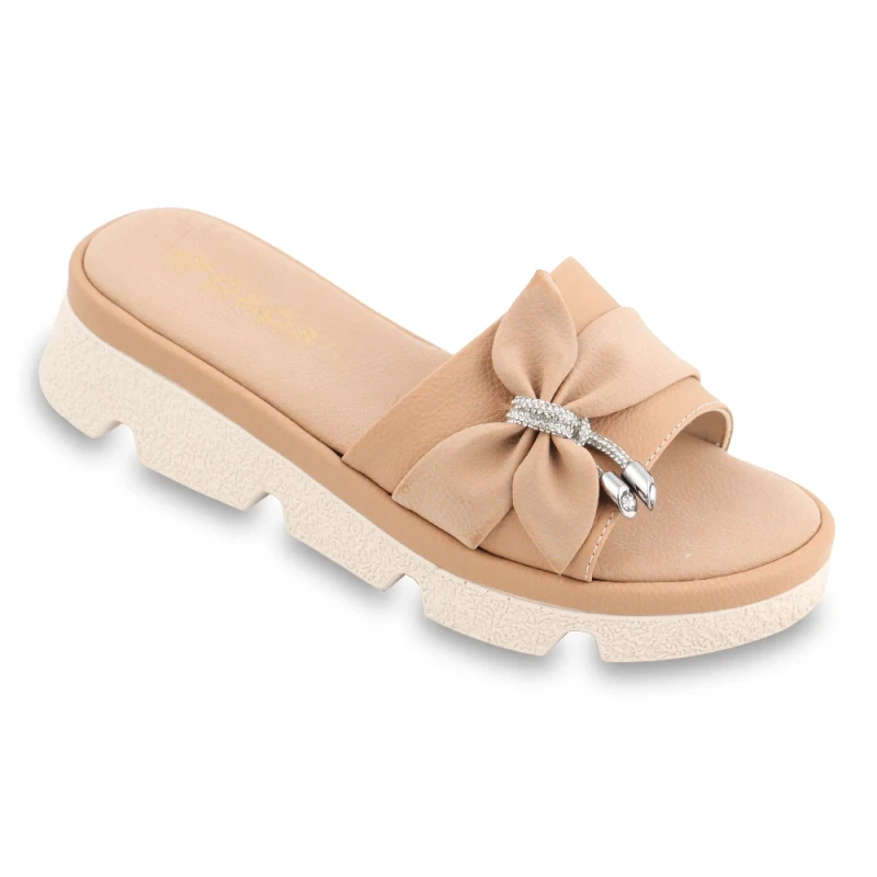 صندل روشا 2 پاپا PU رنگبندی نسکافه ای