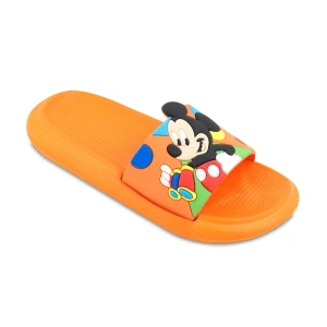 دمپایی میکی موس پاپا PVC رنگبندی نارنجی