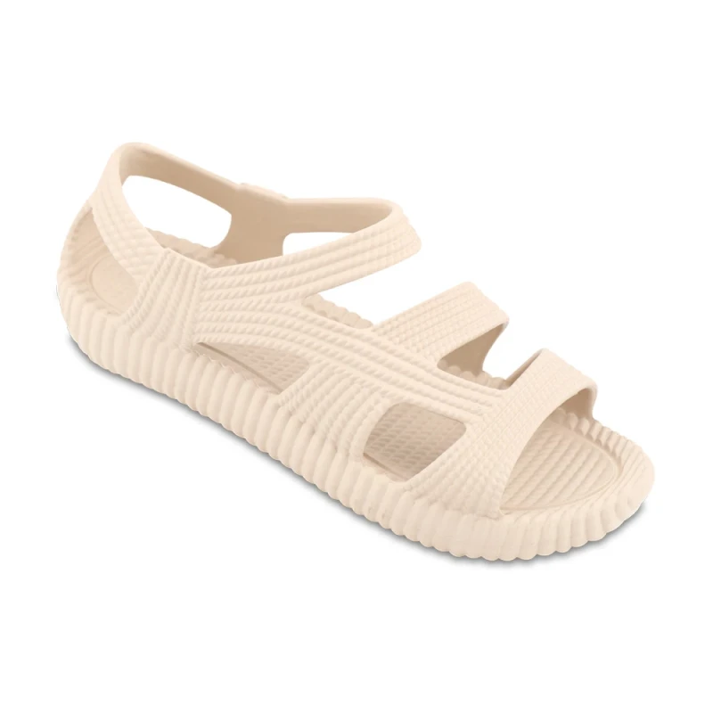 دمپایی جمیرا پاپا PVC رنگبندی کرم