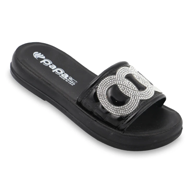 صندل رز 3 پاپا PU رنگبندی مشکی