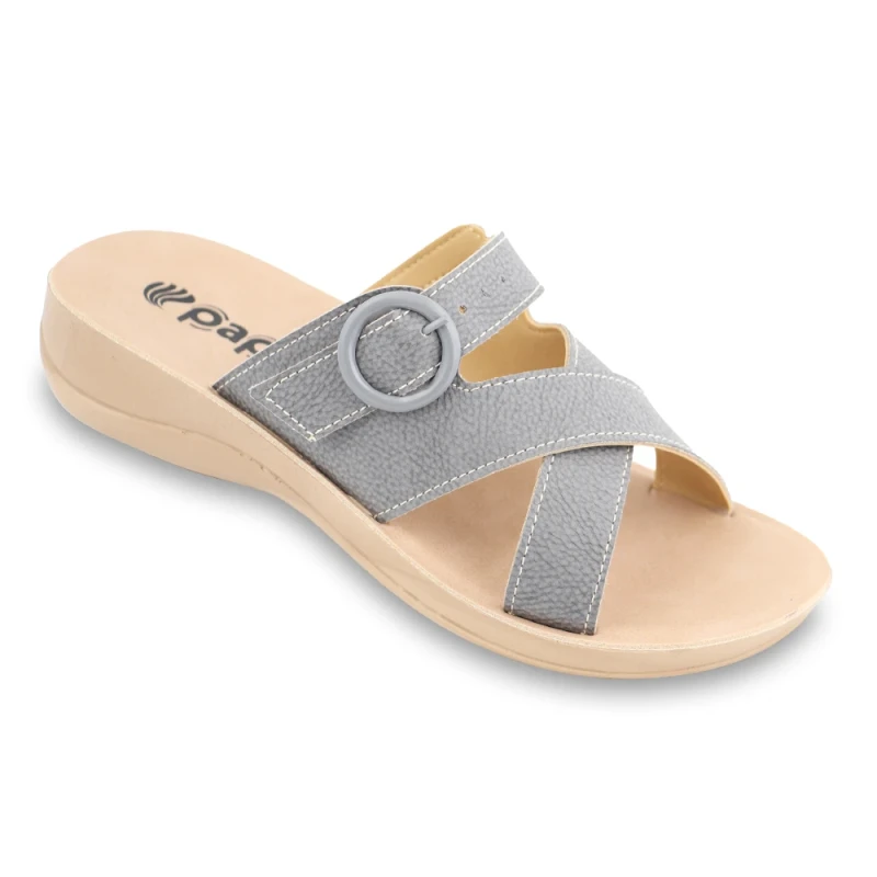 صندل صبا 2 پاپا PU رنگبندی طوسی