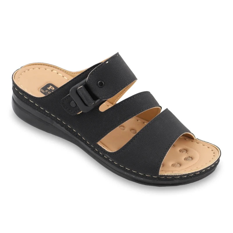 صندل شیدا 6 پاپا PU رنگبندی مشکی