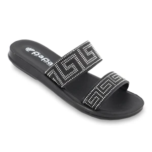 صندل هلیا پاپا PU رنگبندی نقره ای