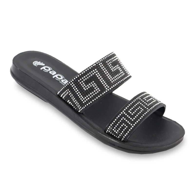 صندل هلیا پاپا PU رنگبندی نقره ای