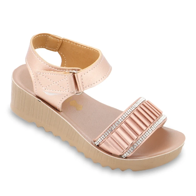 صندل رکابدار گلین پاپا PU رنگبندی صورتی