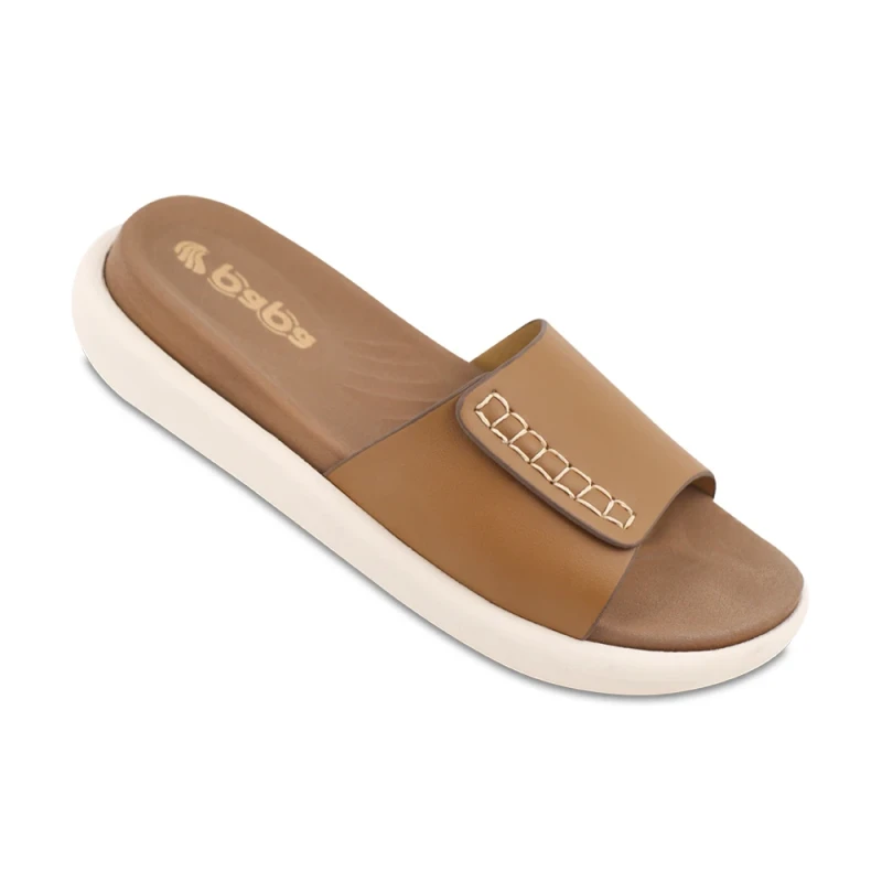 صندل دلین 1 پاپا PU رنگبندی قهوه ای