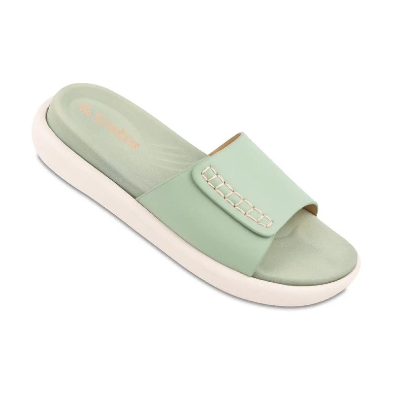 صندل دلین 1 پاپا PU رنگبندی سبز پسته ای